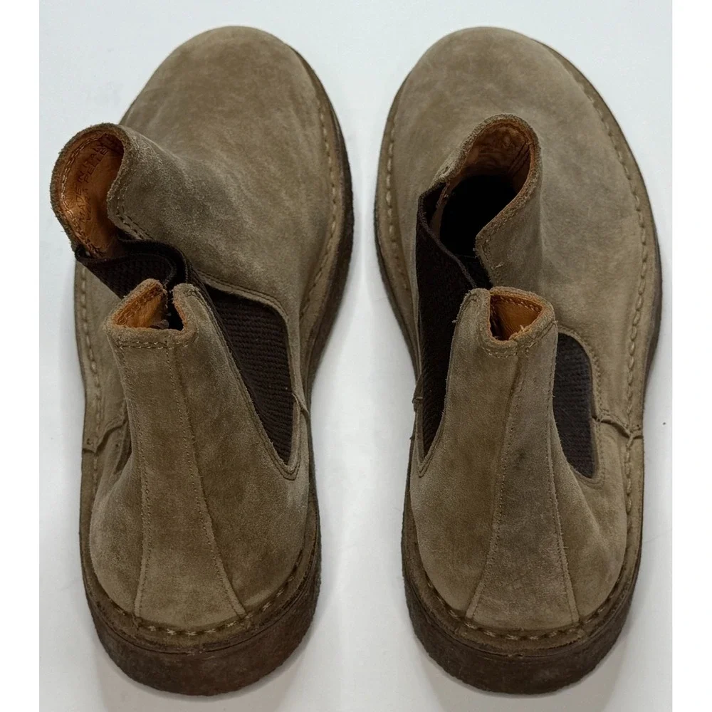 Astorflex Men's Handmade Bitflex‎ Brown Suede Chelsea Boots Size EU 42 - US 9